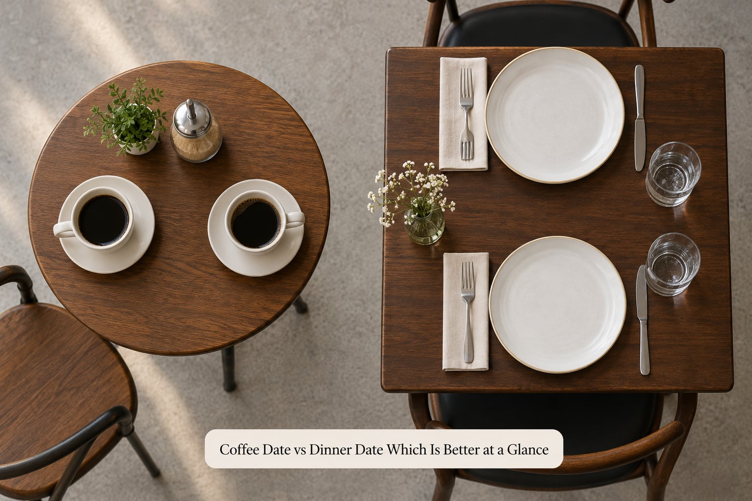 Coffee Date vs Dinner Date Which Is Better at a Glance