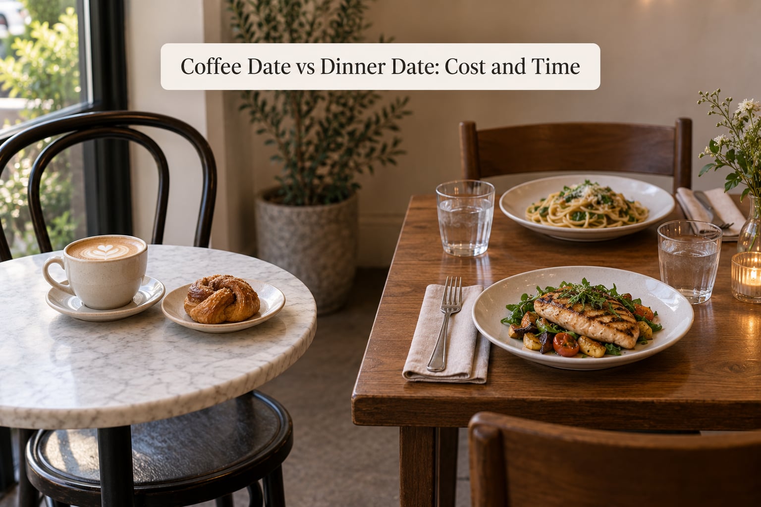 Coffee Date vs Dinner Date: Cost and Time