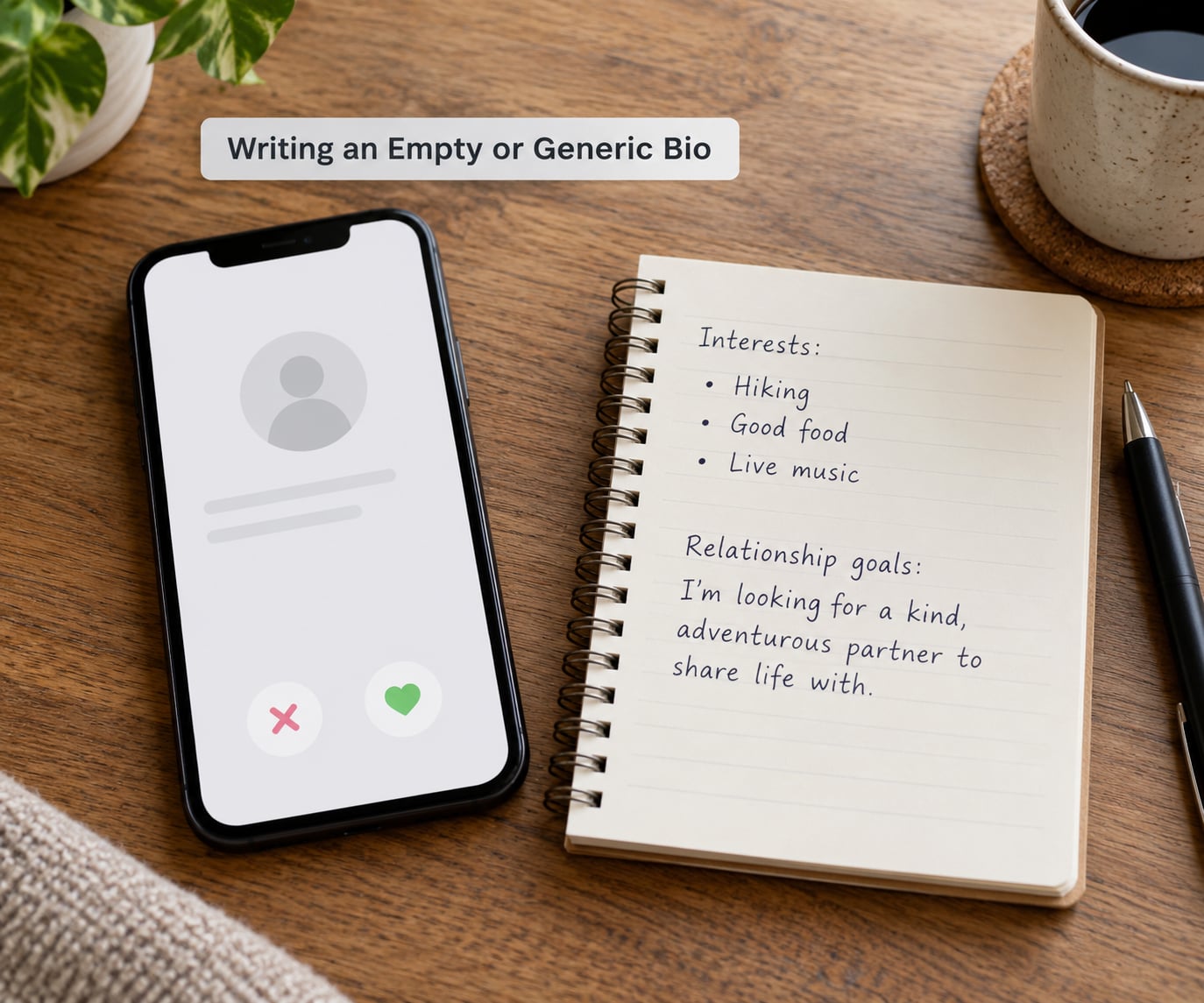 Writing an Empty or Generic Bio