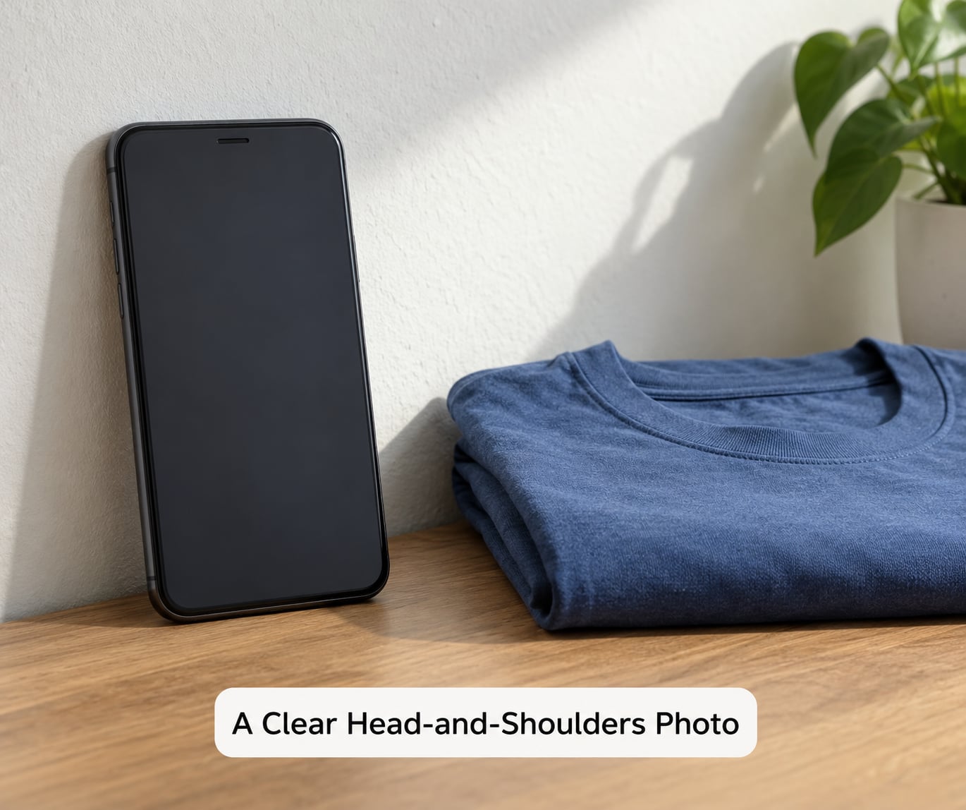 A Clear Head-and-Shoulders Photo