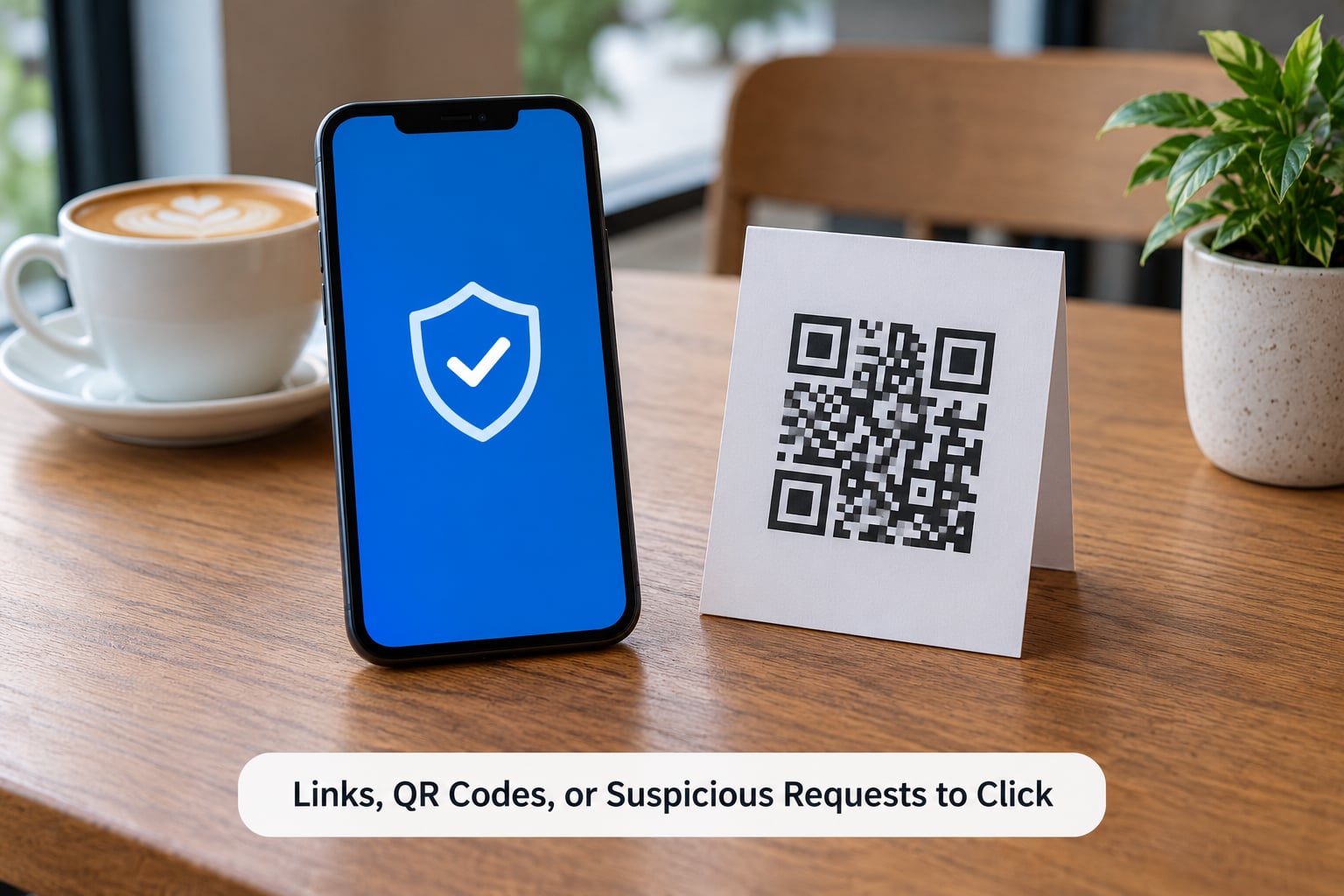 Links, QR Codes, or Suspicious Requests to Click