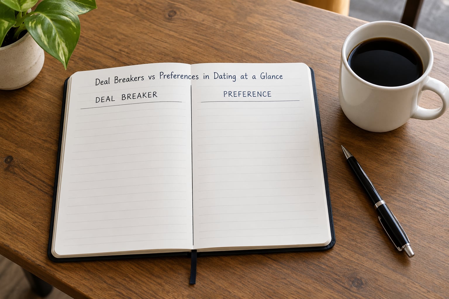 Deal Breakers vs Preferences in Dating at a Glance