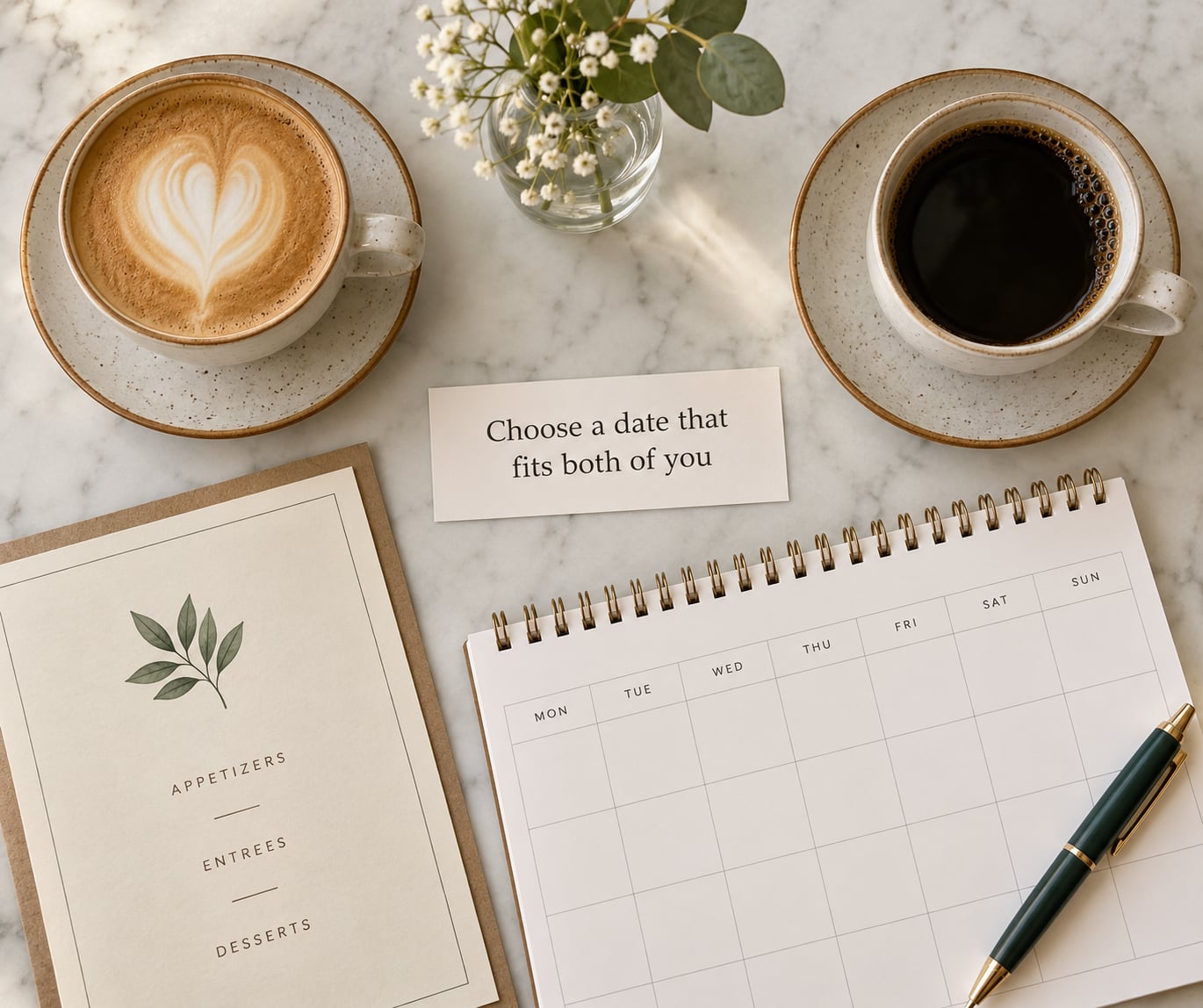 Choose a date that fits both of you
