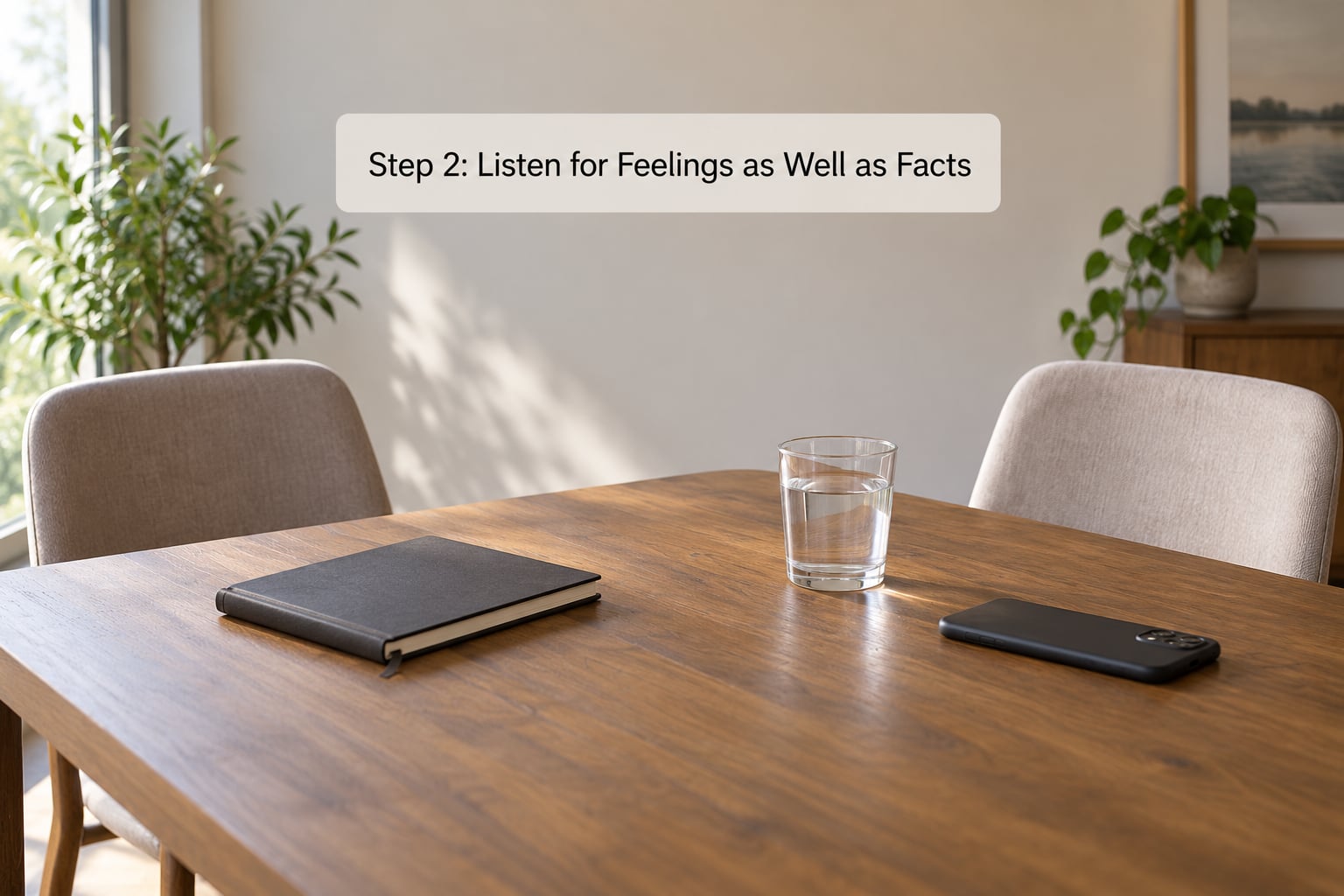 Step 2: Listen for Feelings as Well as Facts