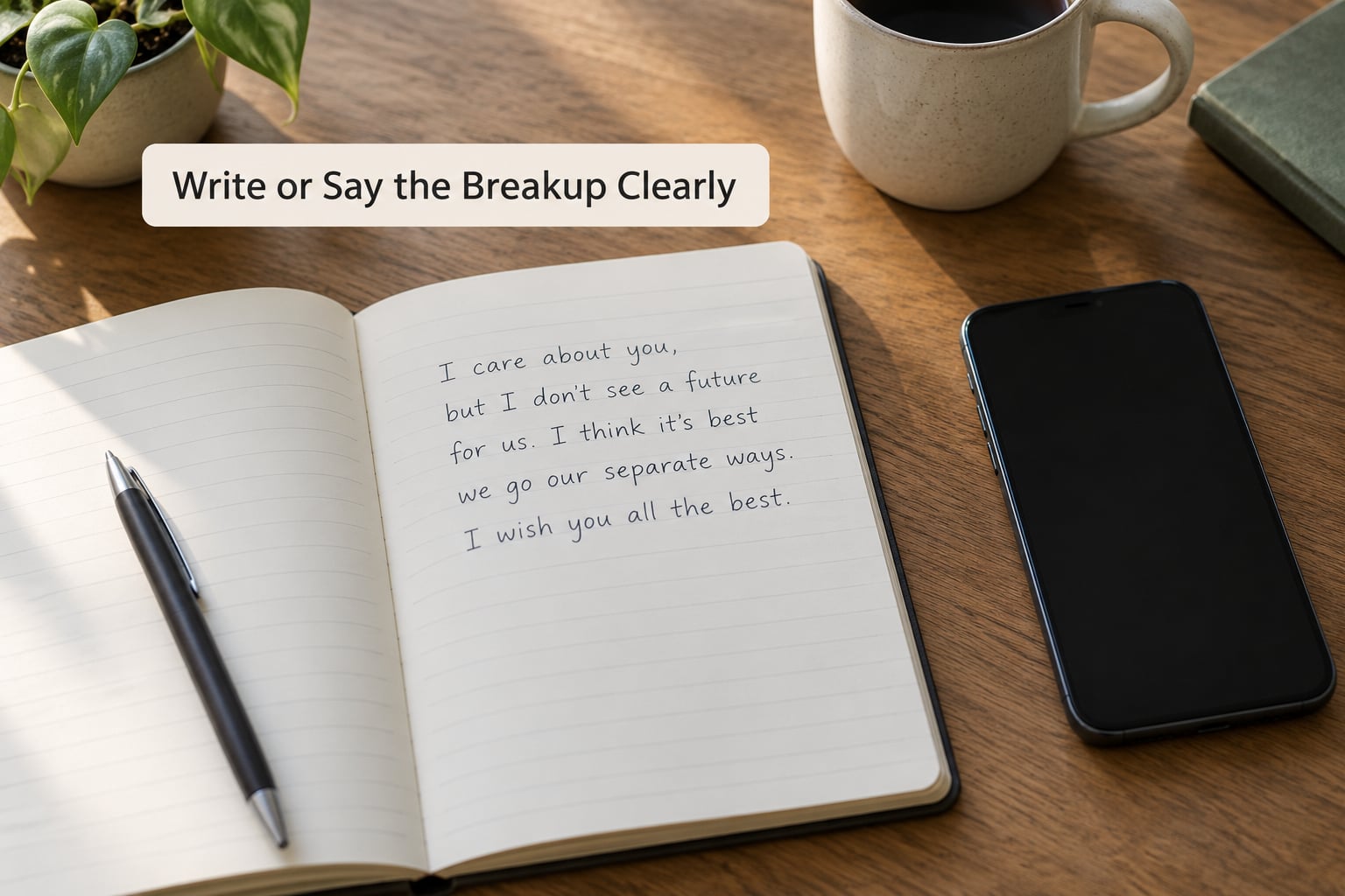 Write or Say the Breakup Clearly