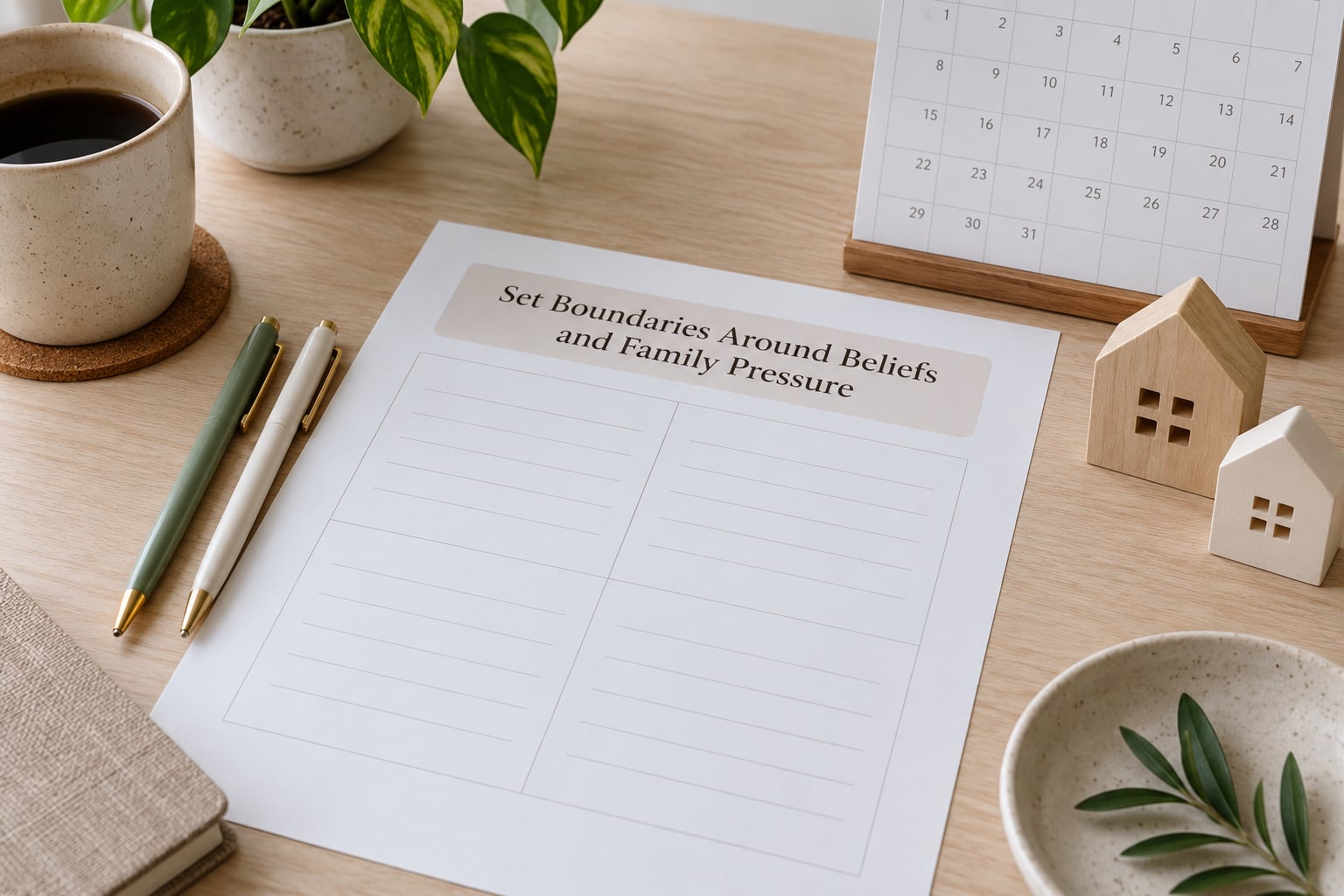 Set Boundaries Around Beliefs and Family Pressure