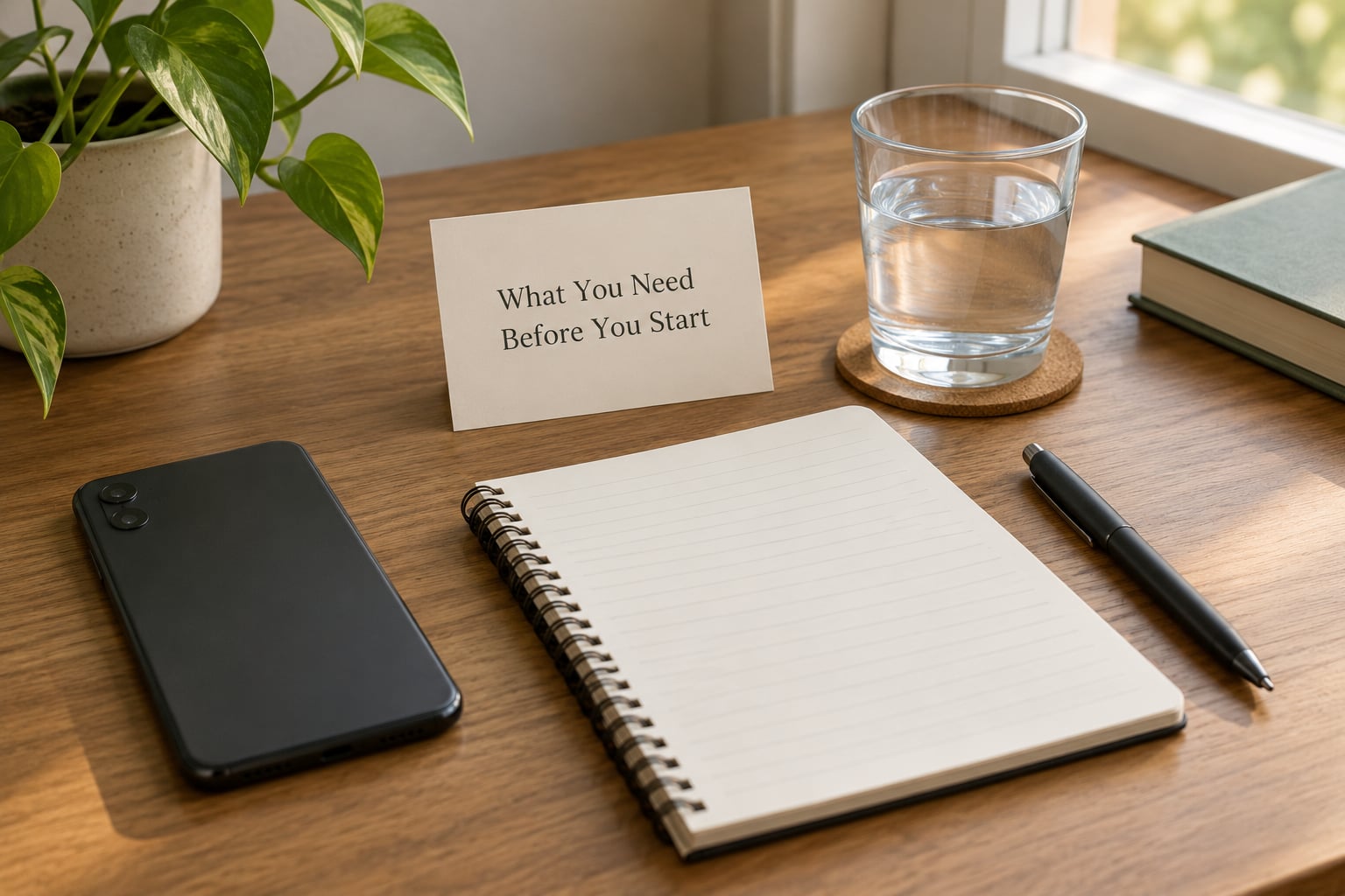 What You Need Before You Start