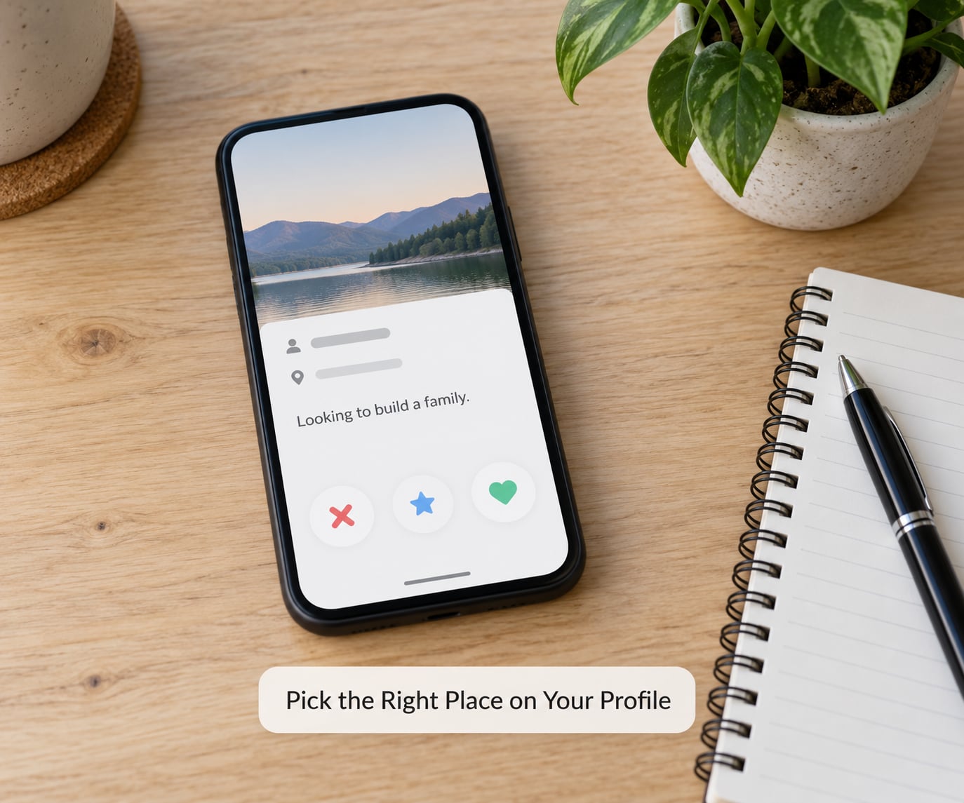 Pick the Right Place on Your Profile