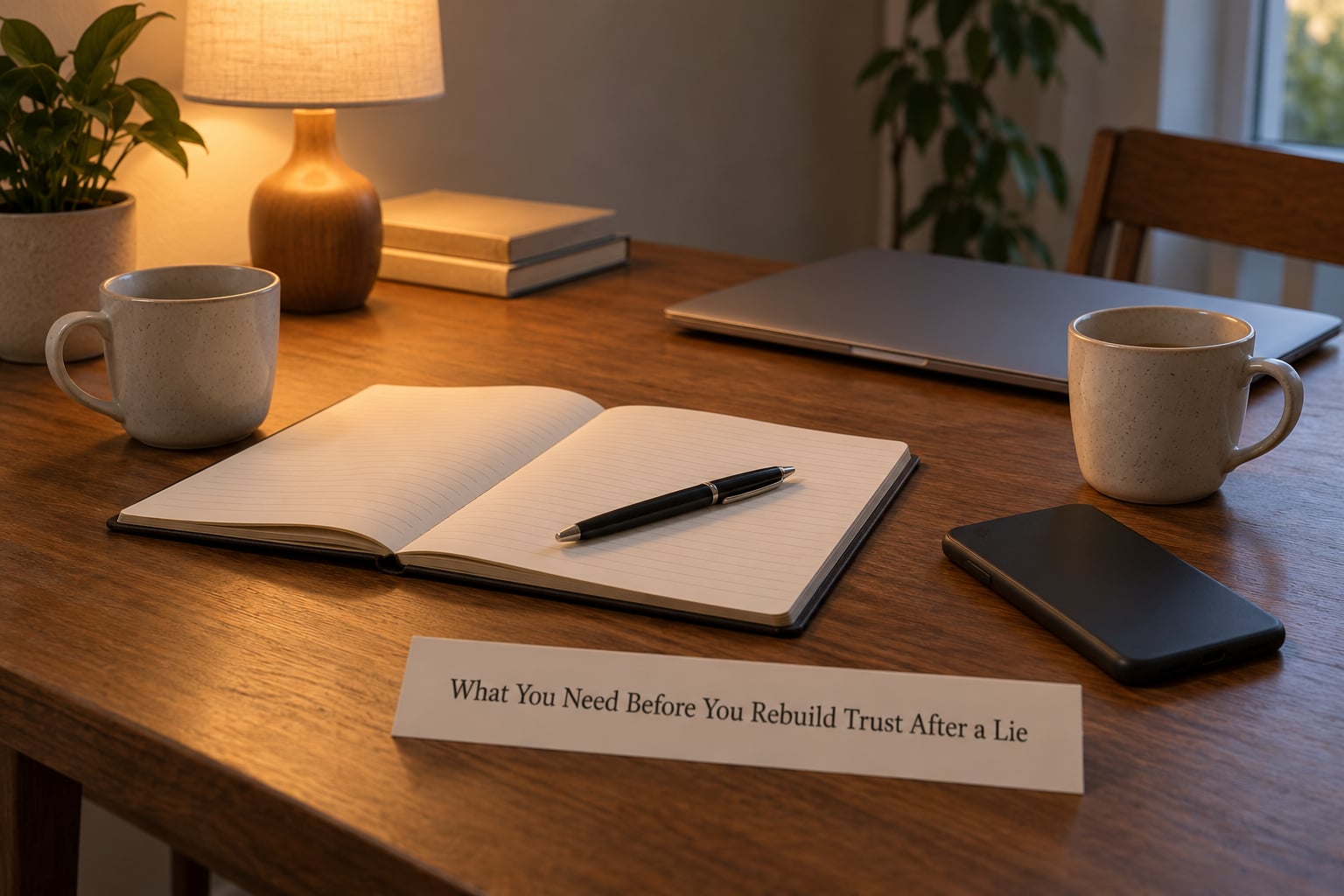 What You Need Before You Rebuild Trust After a Lie