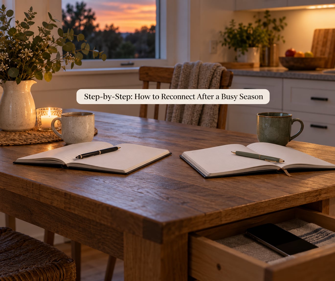 Step-by-Step: How to Reconnect After a Busy Season