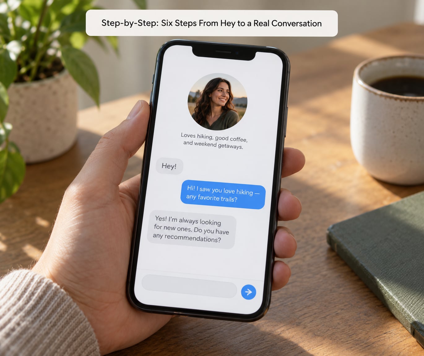 Step-by-Step: Six Steps From Hey to a Real Conversation