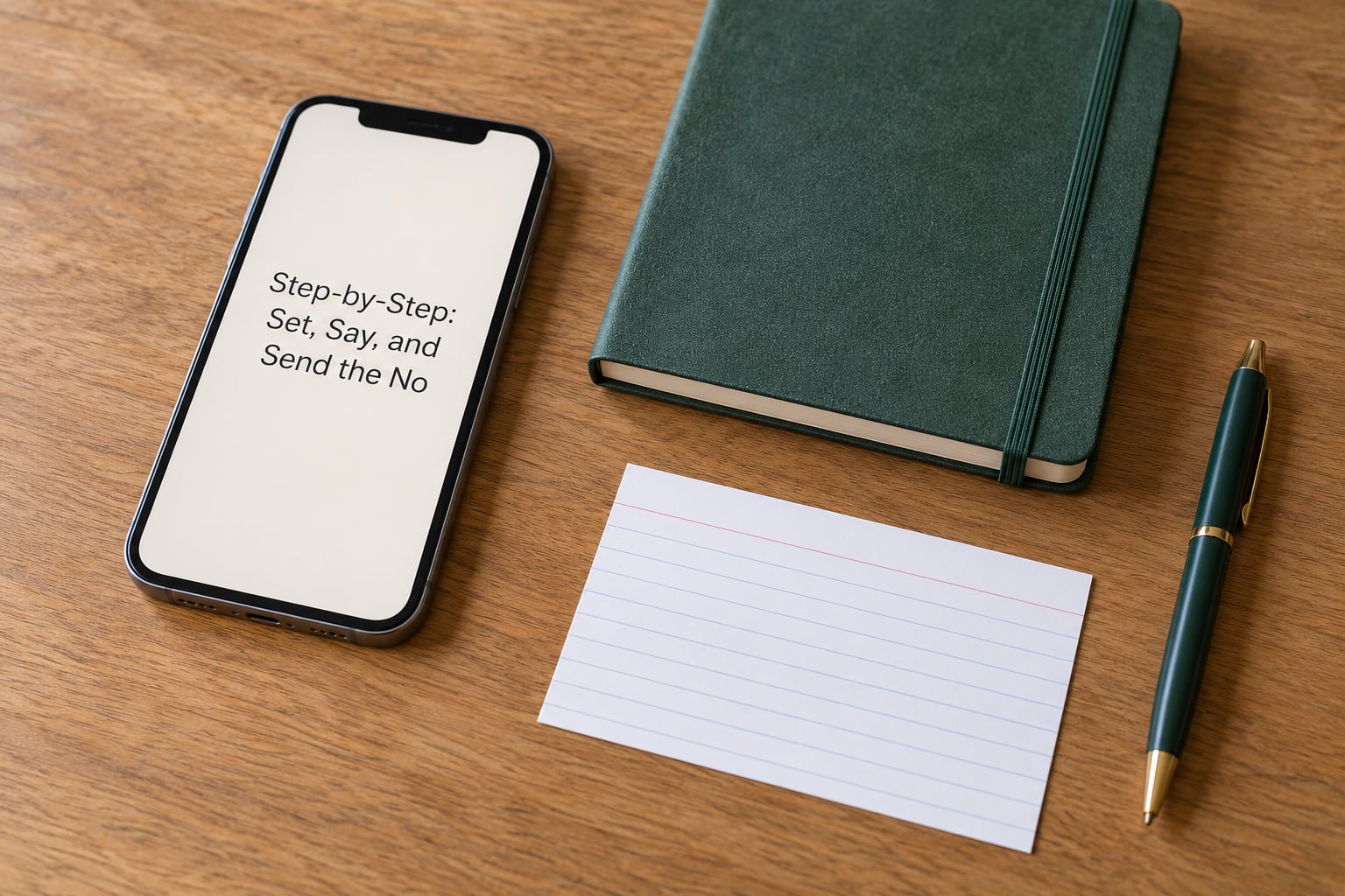 Step-by-Step: Set, Say, and Send the No