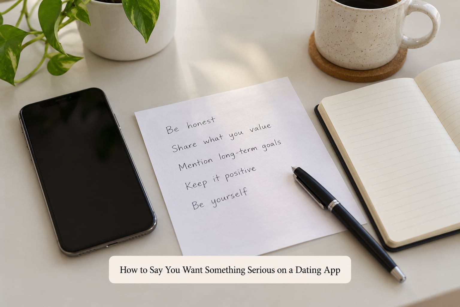 How to Say You Want Something Serious on a Dating App