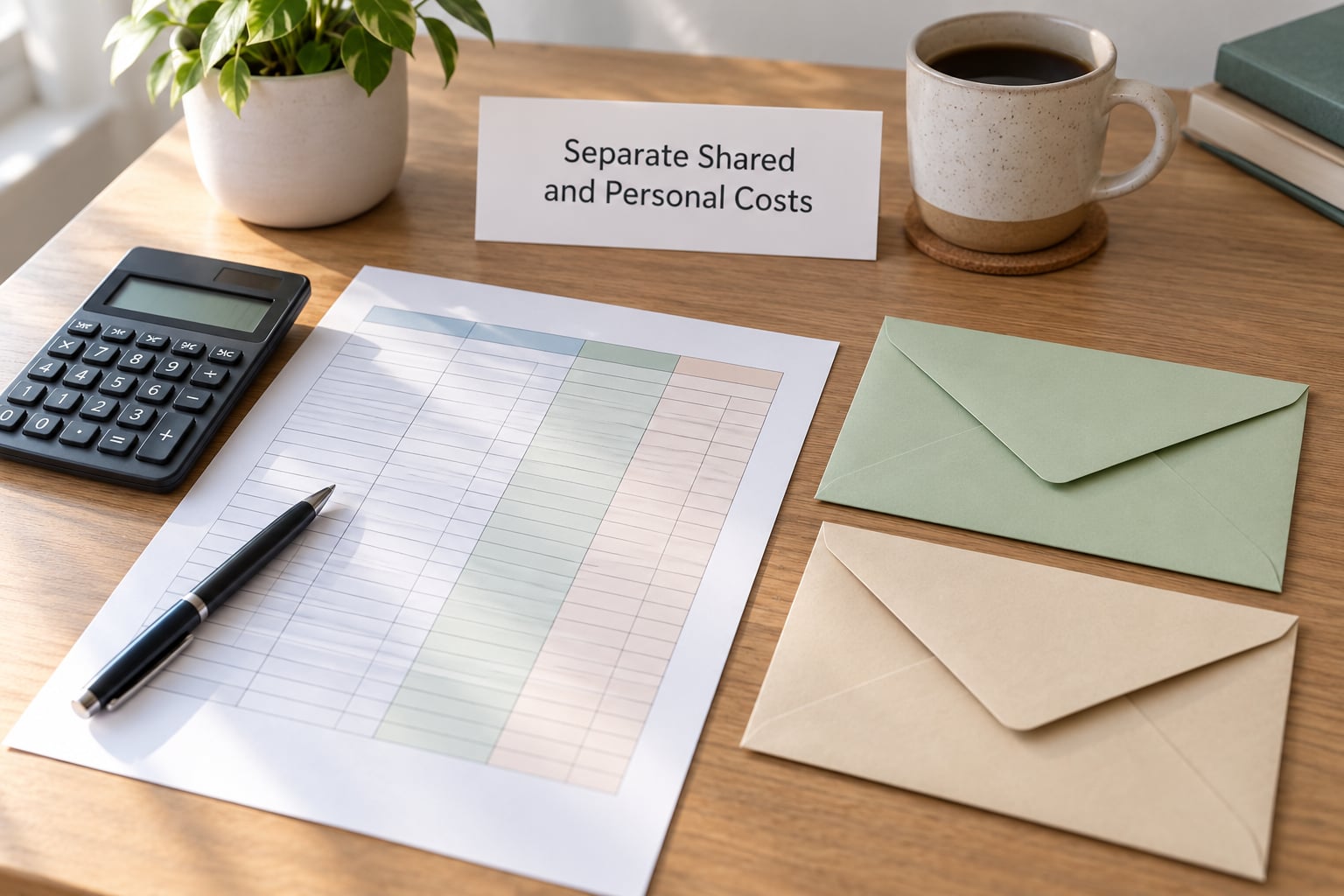 Separate Shared and Personal Costs