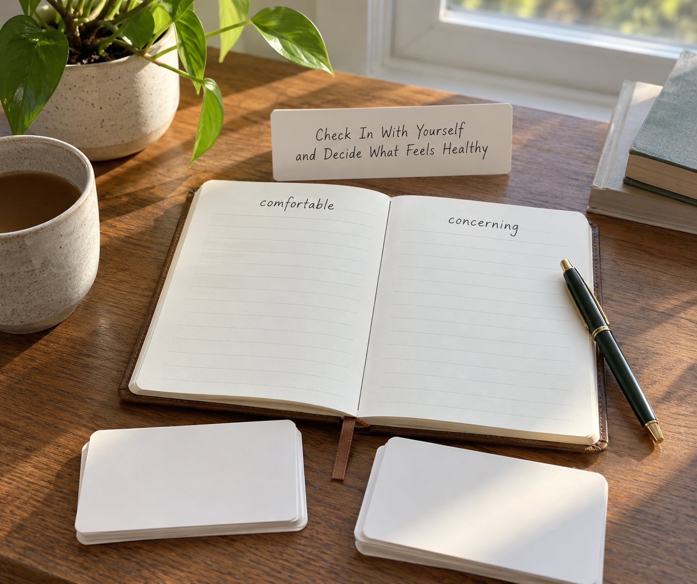 Check In With Yourself and Decide What Feels Healthy