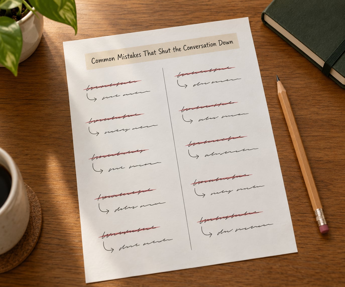 Common Mistakes That Shut the Conversation Down