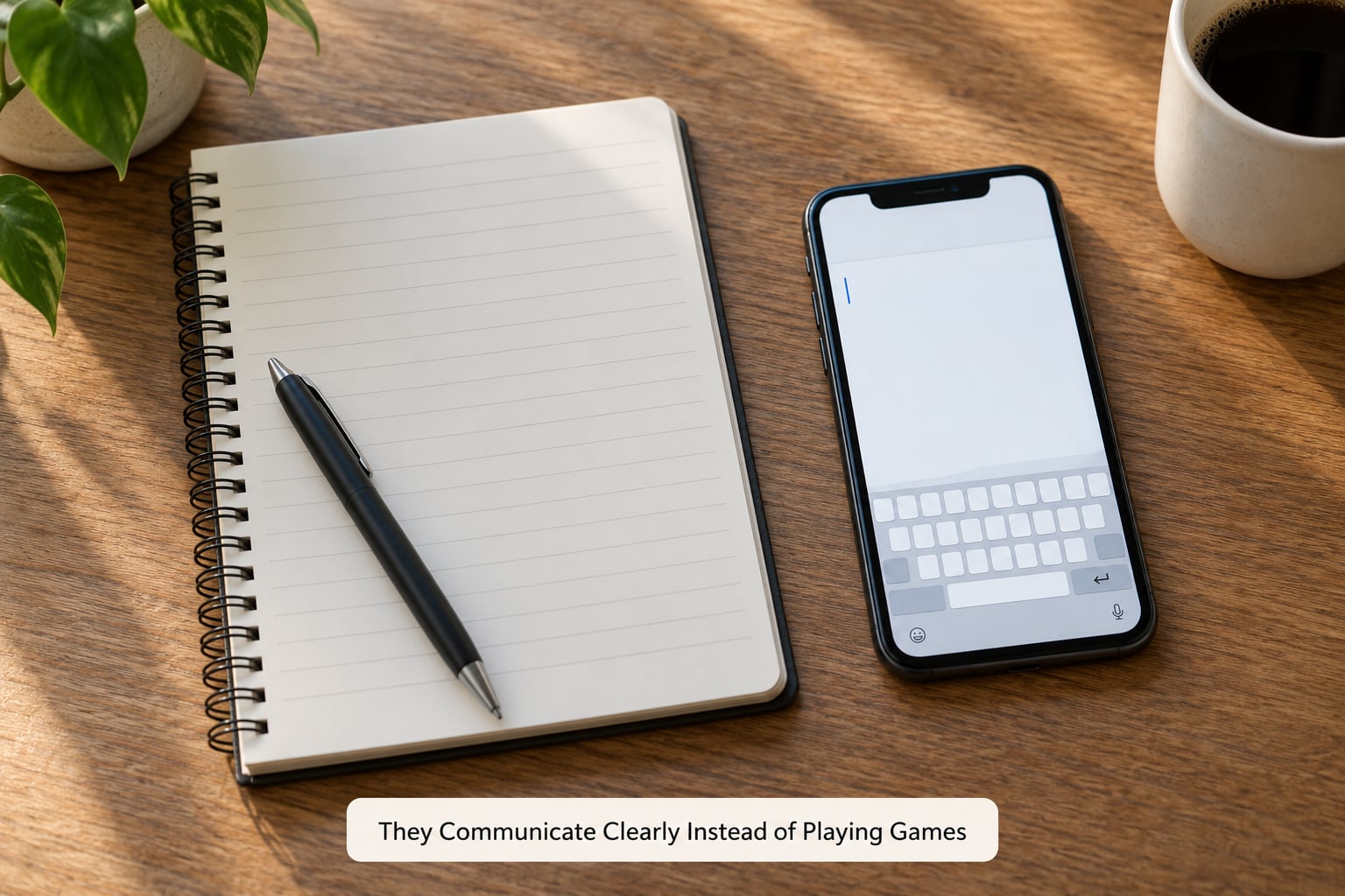 They Communicate Clearly Instead of Playing Games