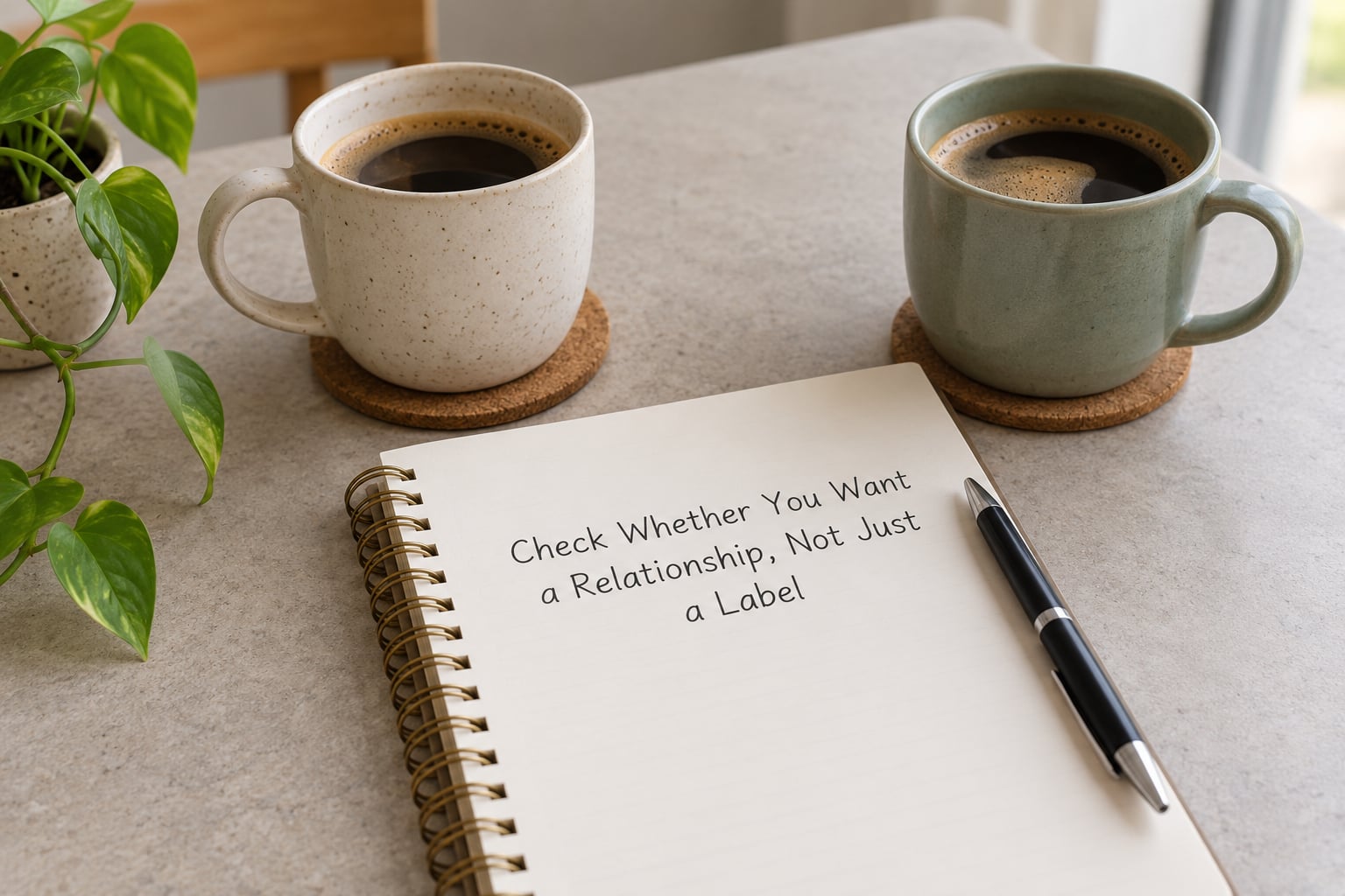 Check Whether You Want a Relationship, Not Just a Label