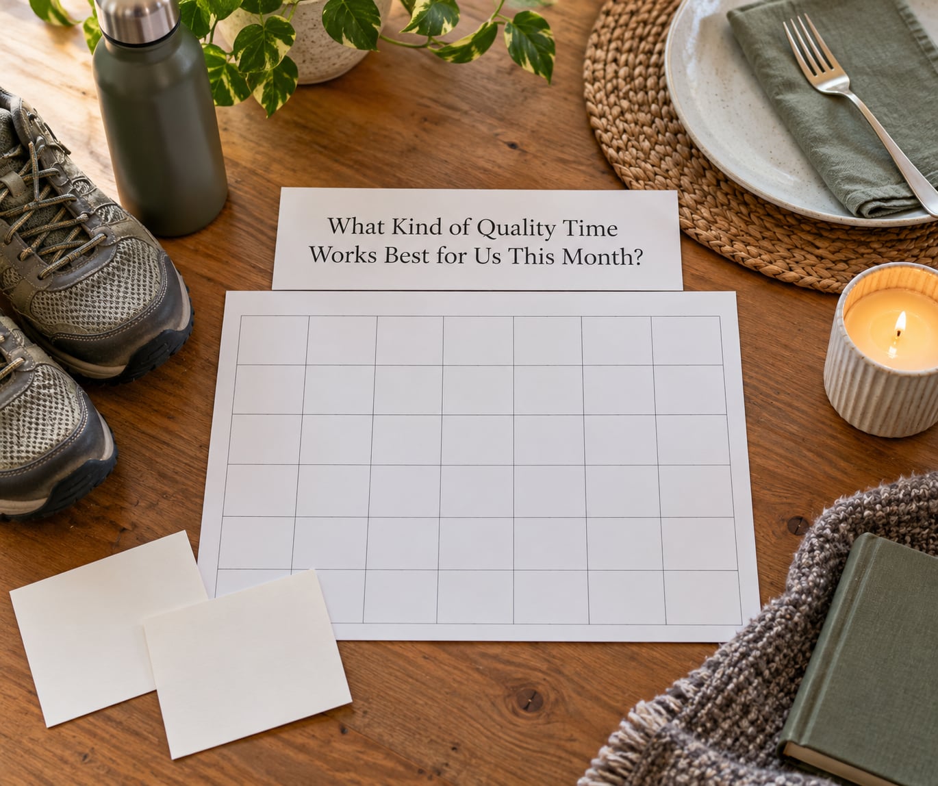 What Kind of Quality Time Works Best for Us This Month?