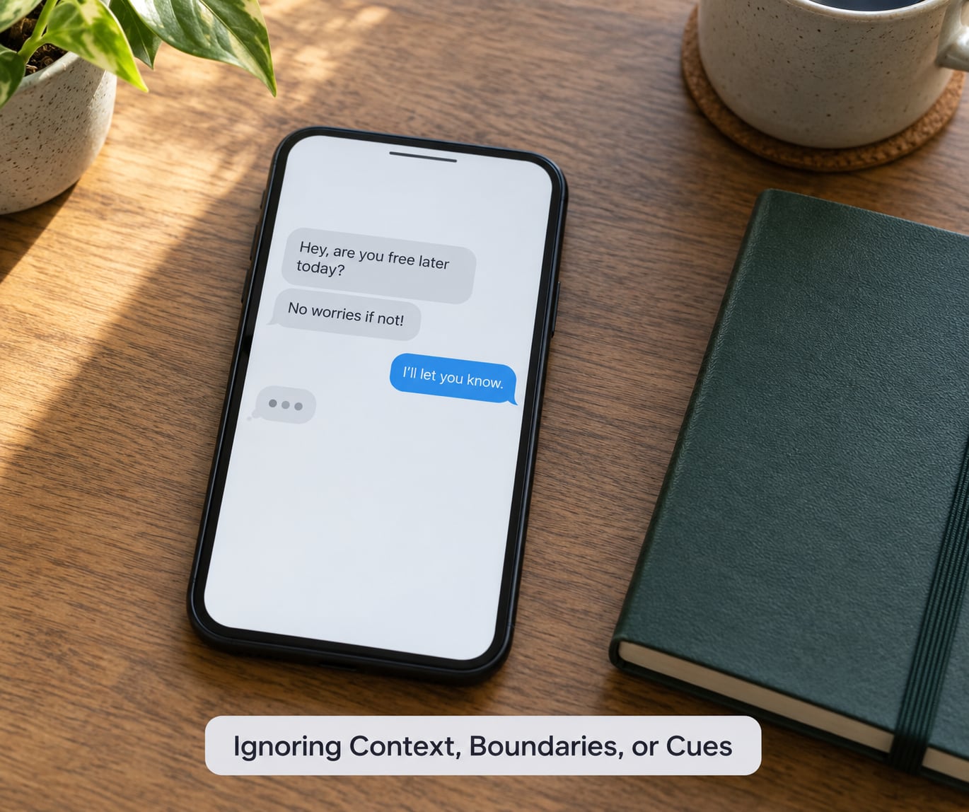 Ignoring Context, Boundaries, or Cues