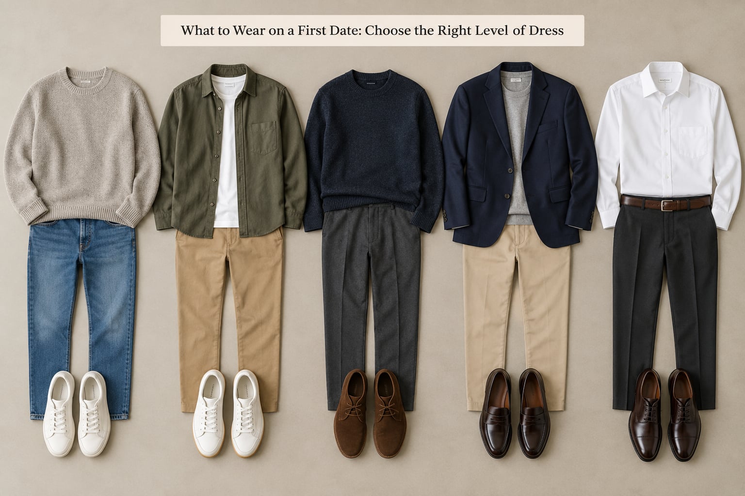 What to Wear on a First Date: Choose the Right Level of Dress